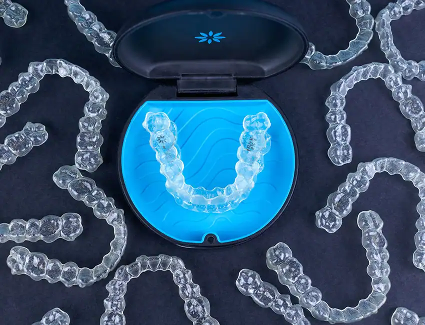 Invisalign clear aligners that correct a range of orthodontic issues at Smile Spa Camarillo Dentistry