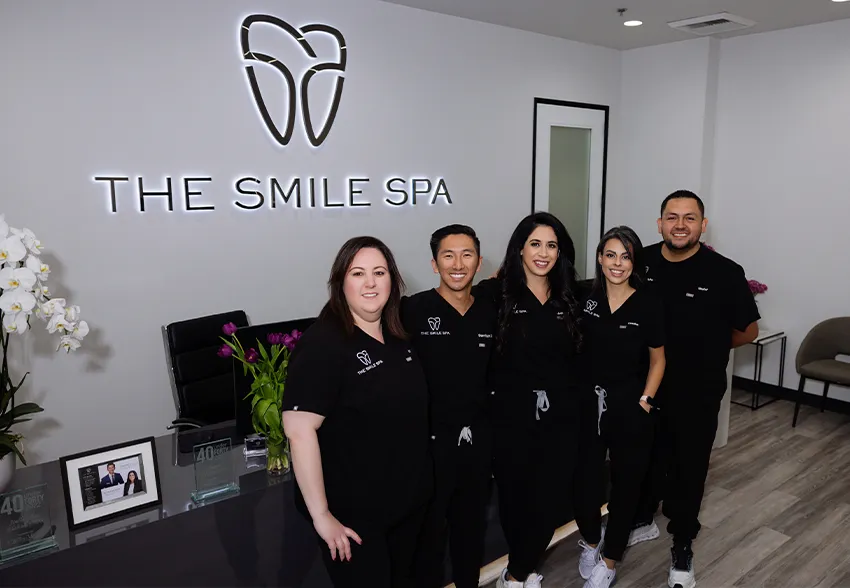 Smile Spa Camarillo Dentistry front desk — dental financing in Camarillo, CA